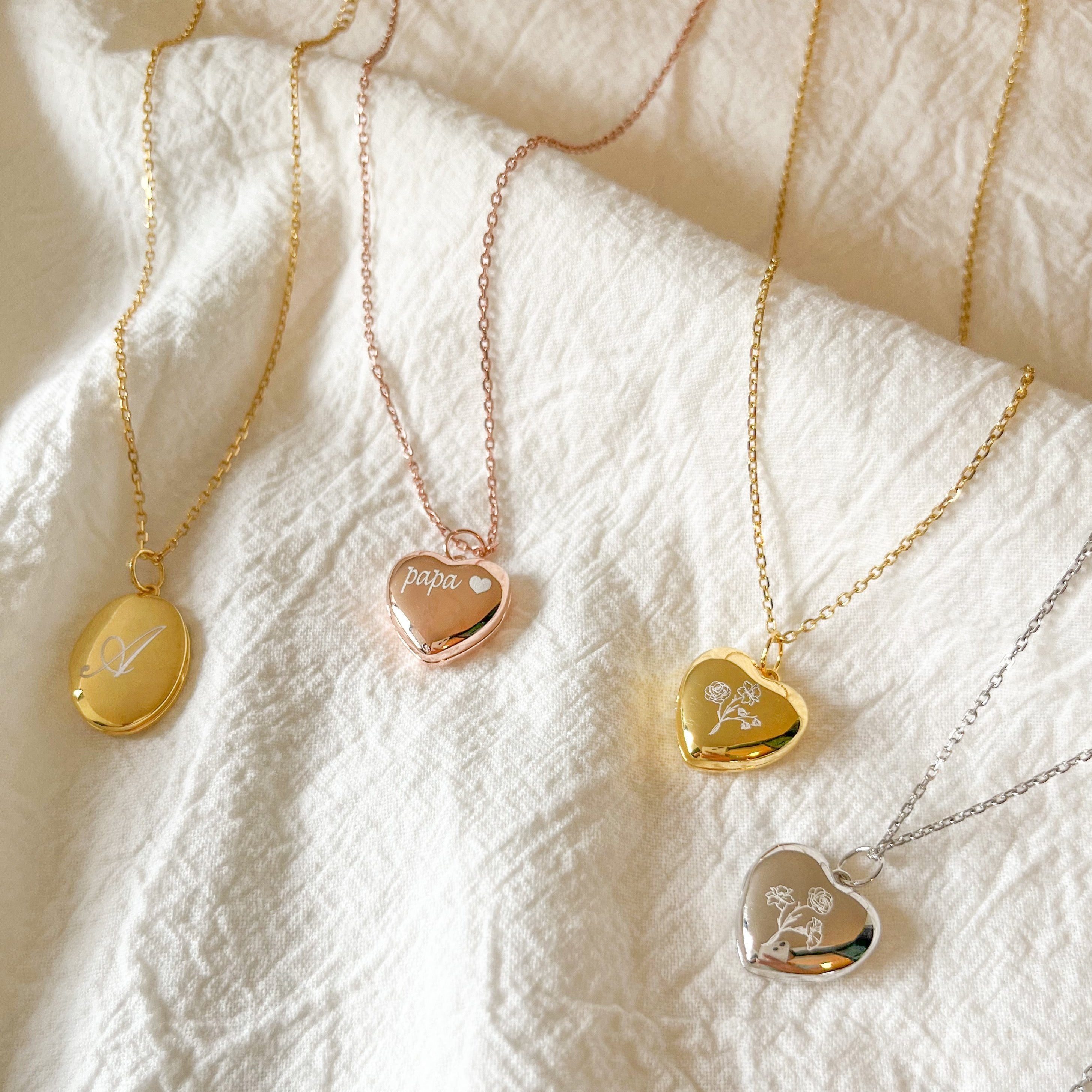 Birth Flower Bouquet Locket