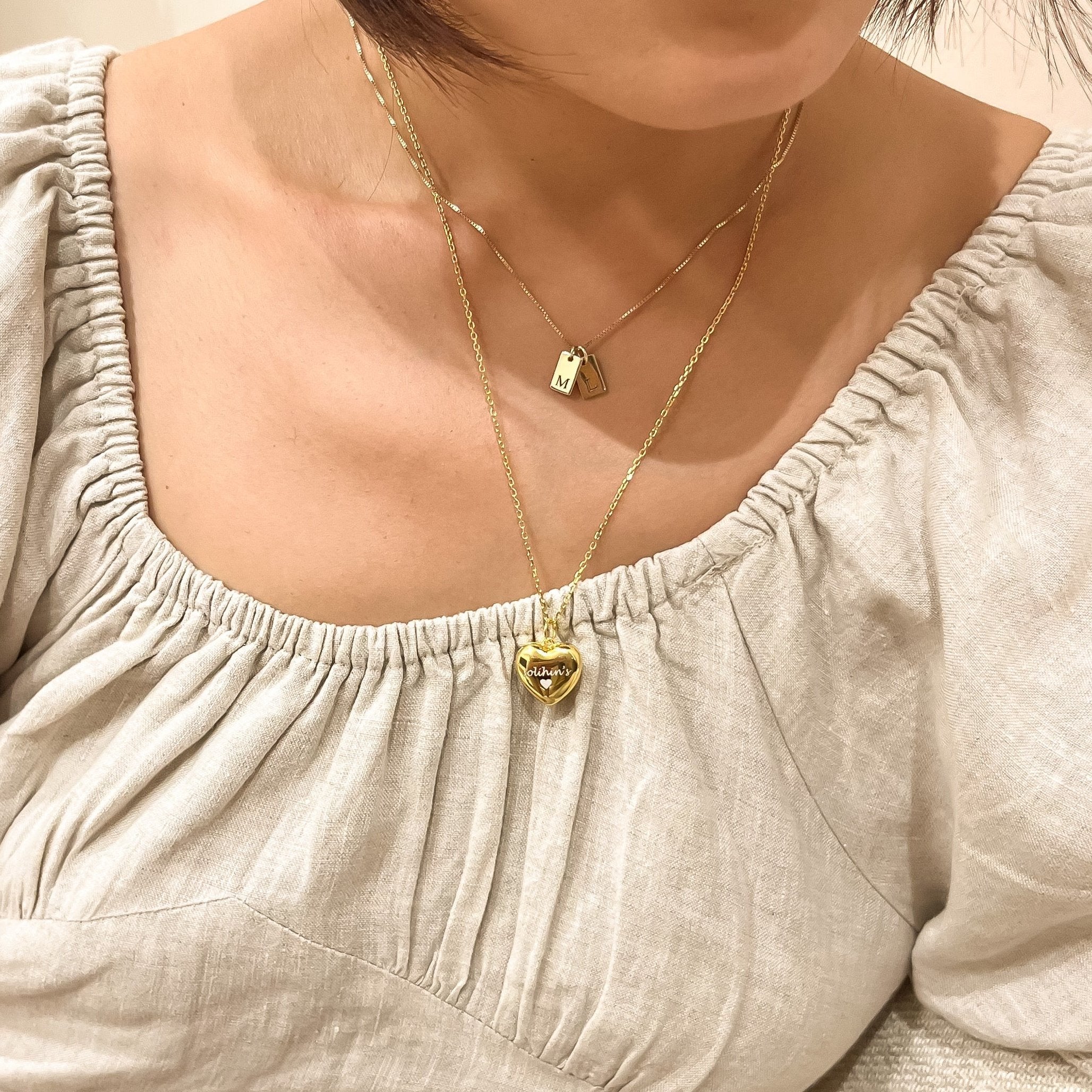 Engravable Photo locket