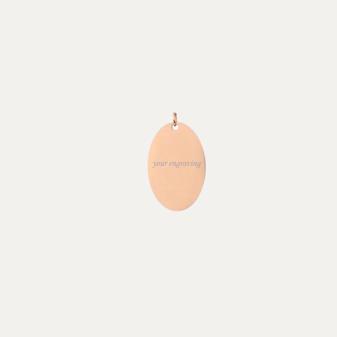 The Oval Engravable Pendant