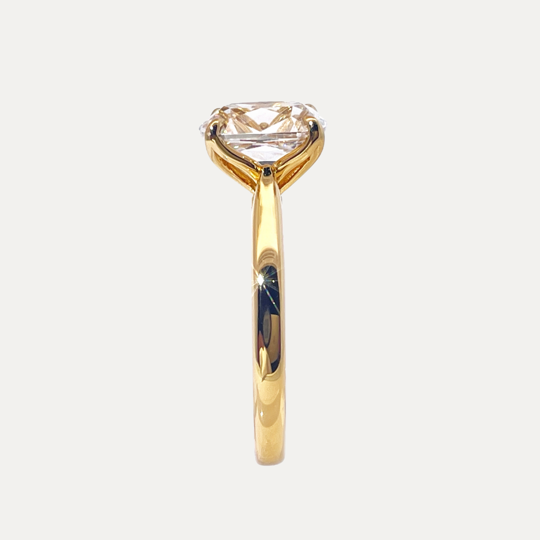 The Mirelle Old Mine Solitaire Ring