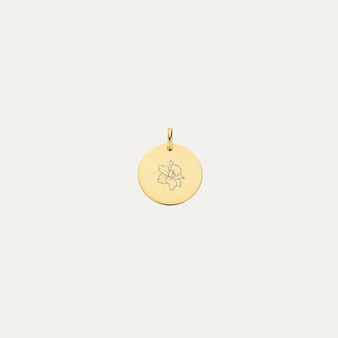 Mini Birth Flower Charm