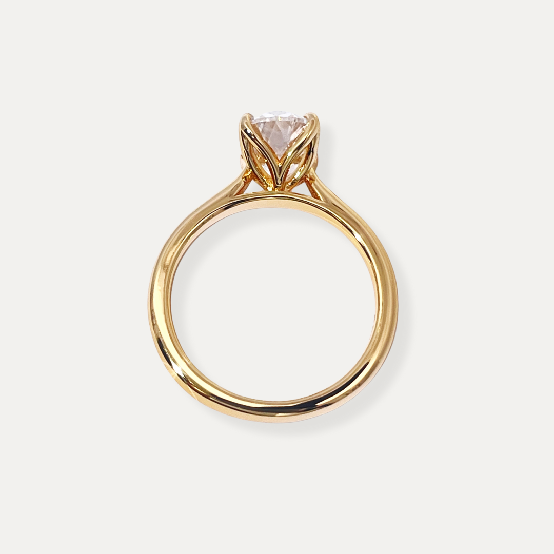 The Mirelle Old Mine Solitaire Ring