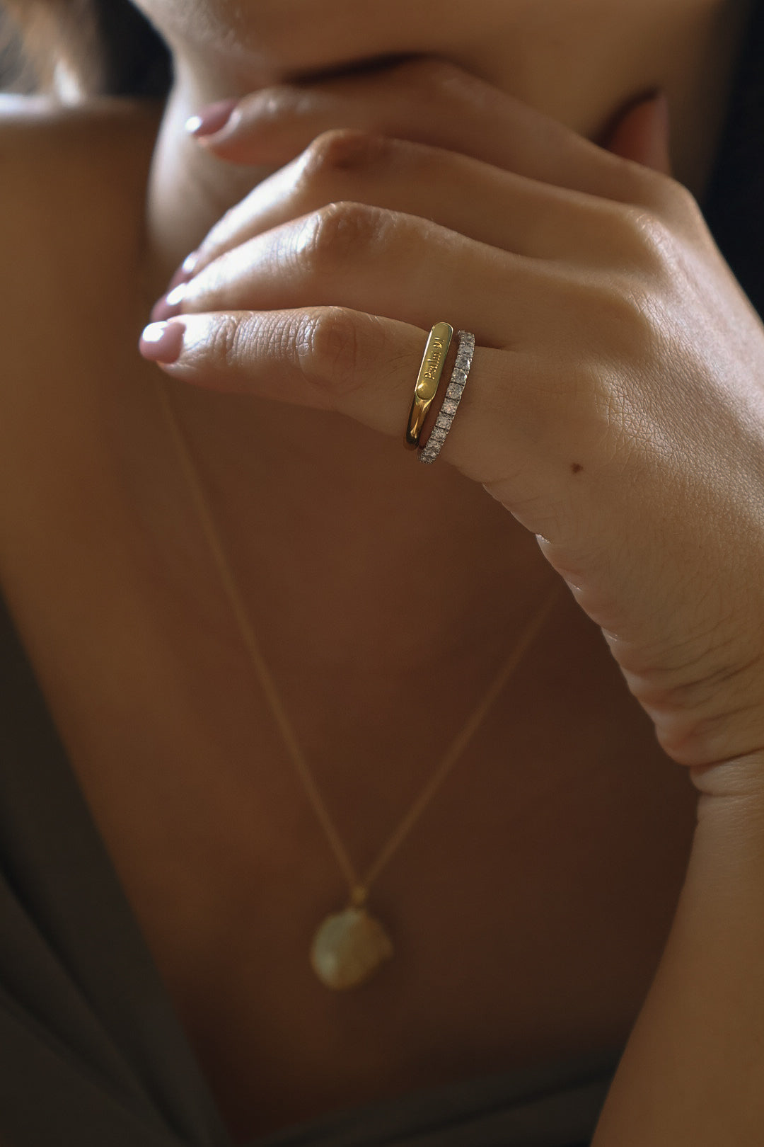 Sanctuary Bar Signet Ring