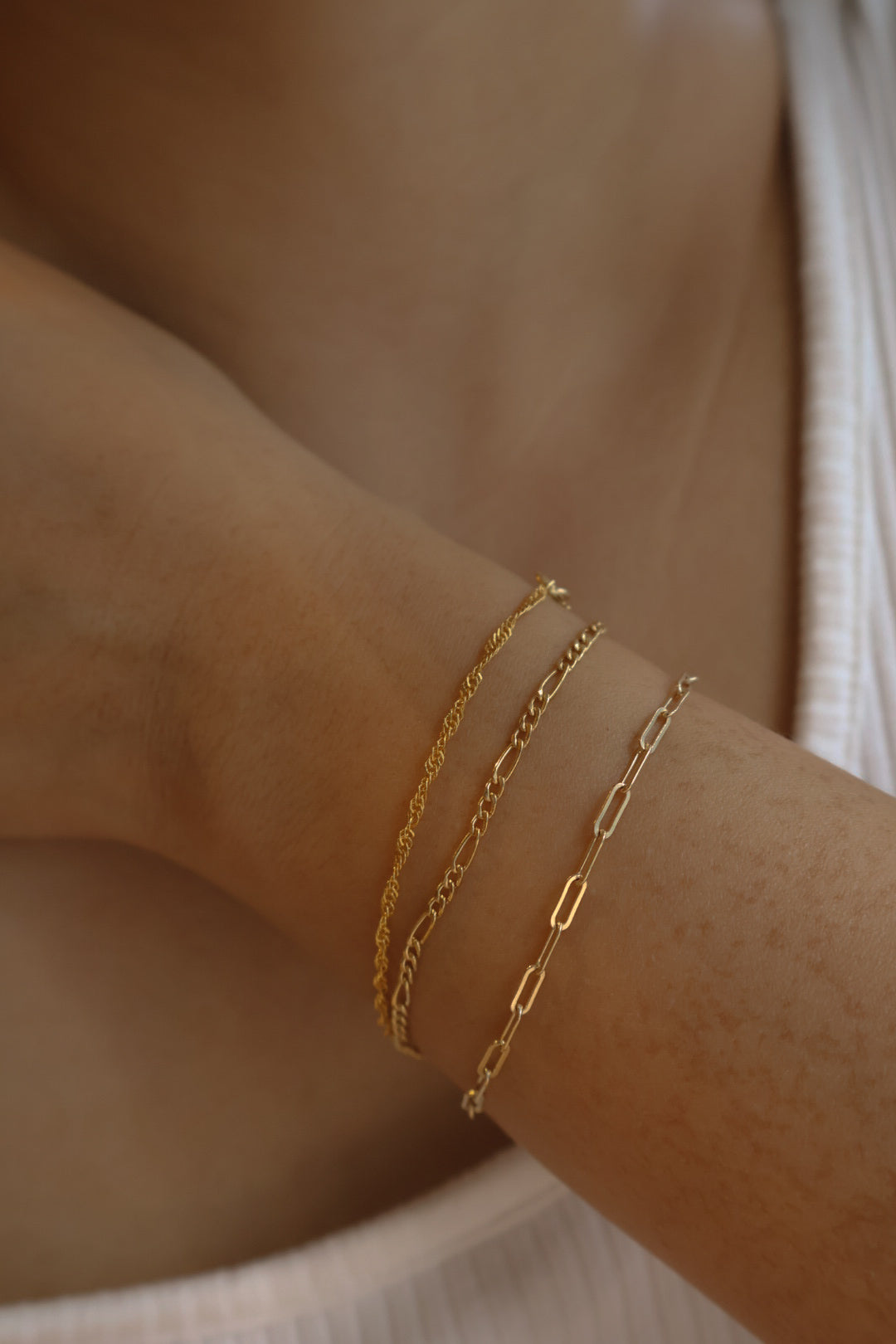 The Paperclip Bracelet - Gold filled