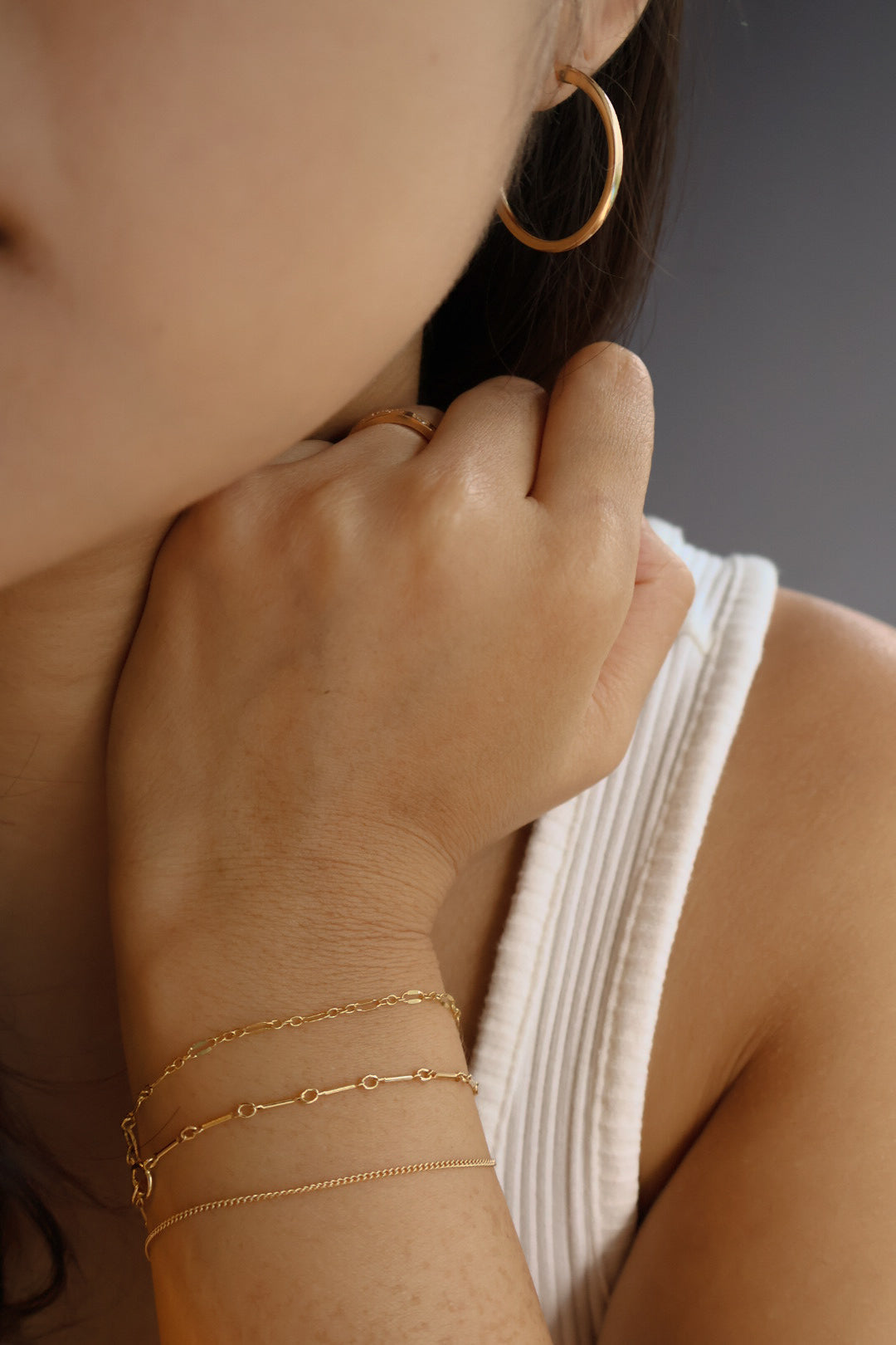 The Dainty Bar Bracelet - Gold filled