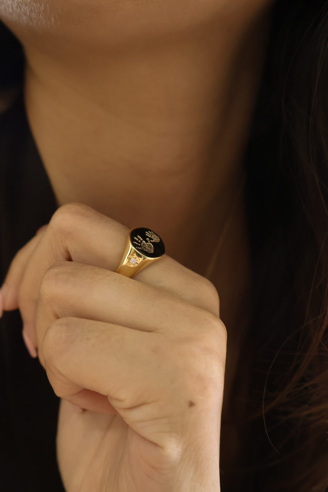 Keepsake Round Signet Ring