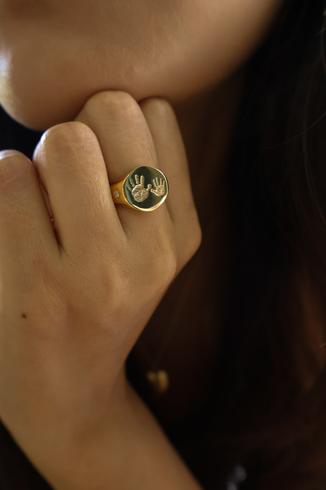 Keepsake Round Signet Ring