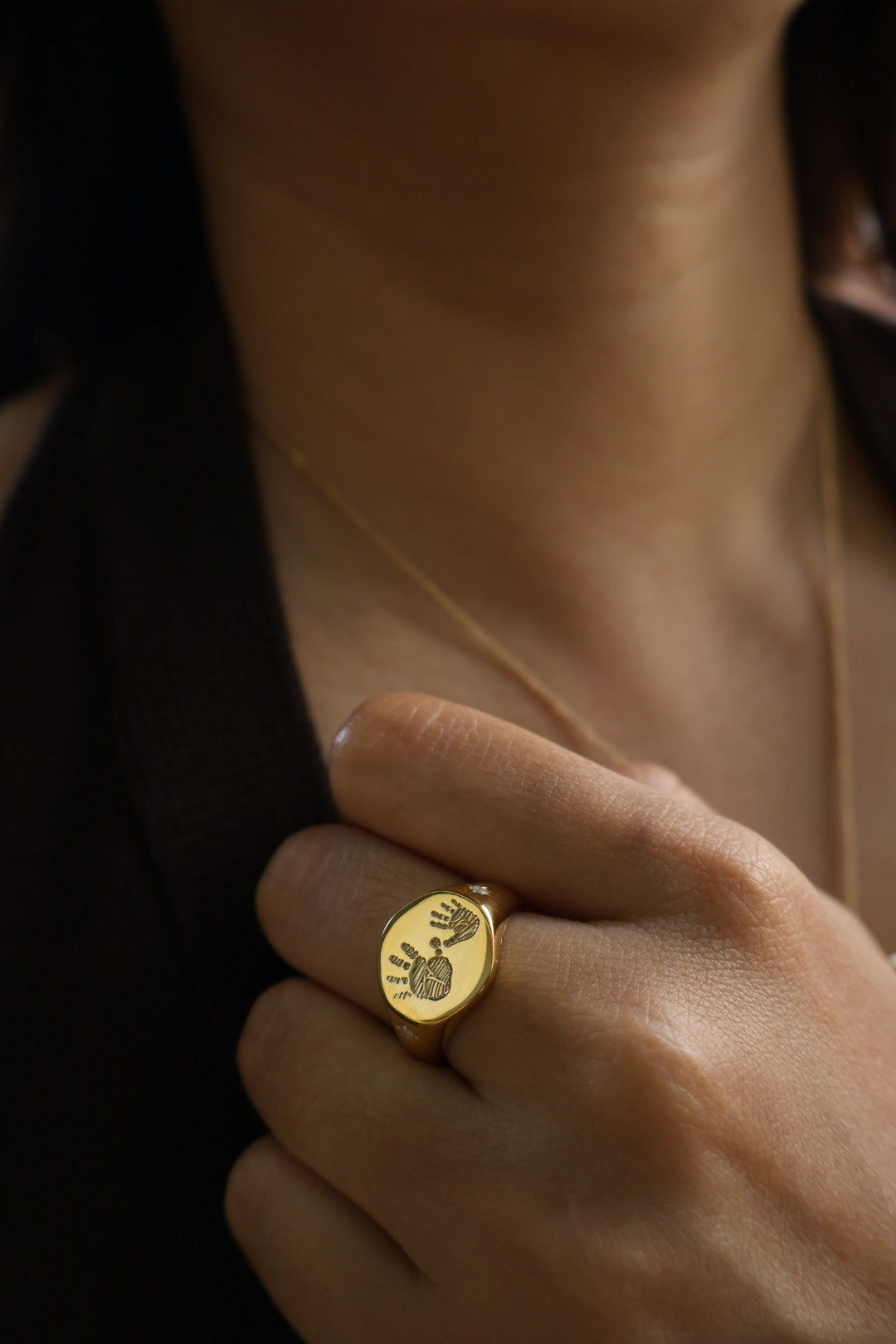 Keepsake Round Signet Ring
