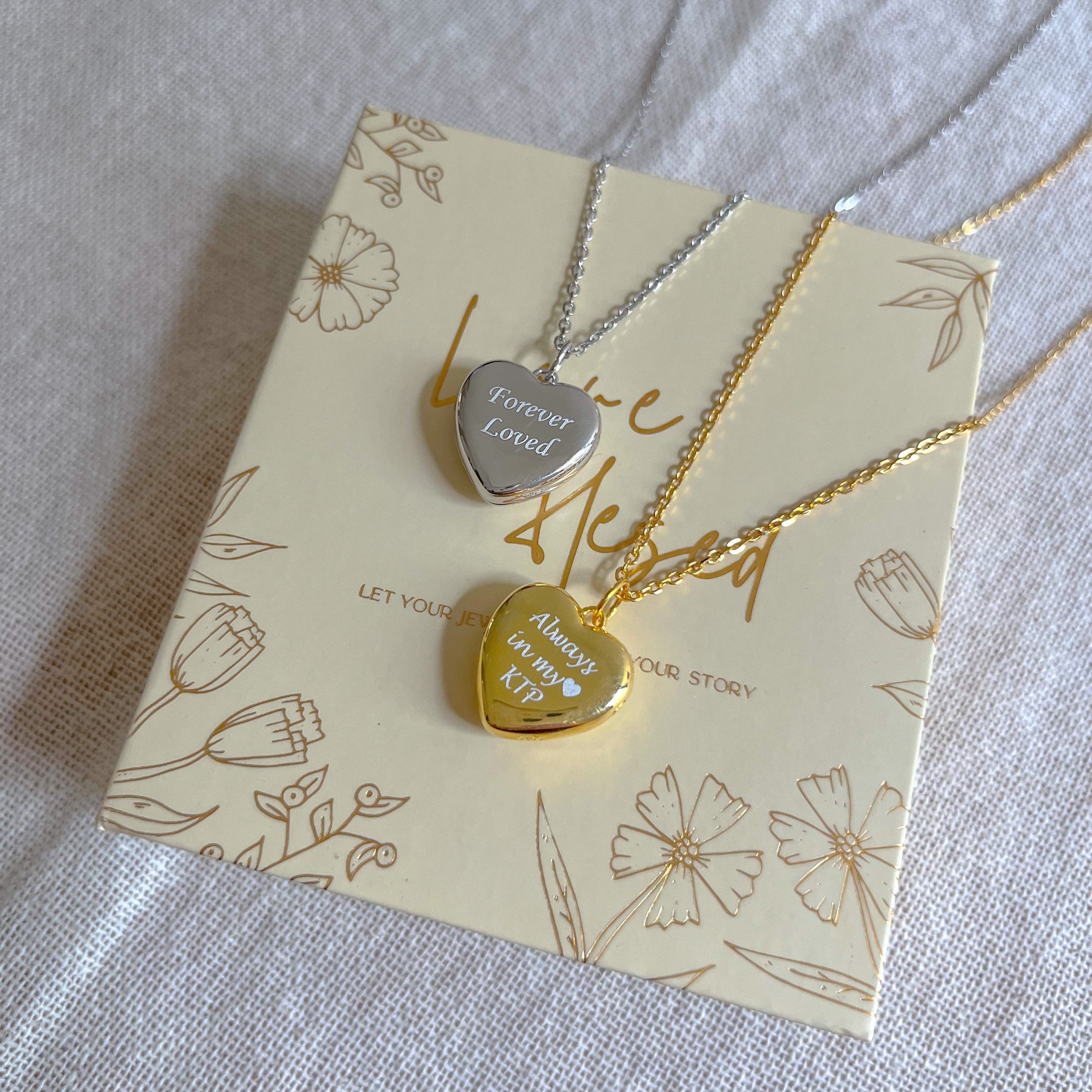 Engravable Photo lockets