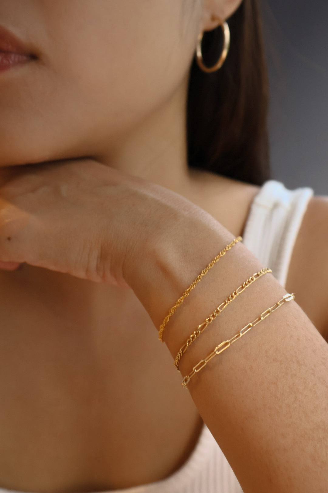 The Paperclip Bracelet - Gold filled