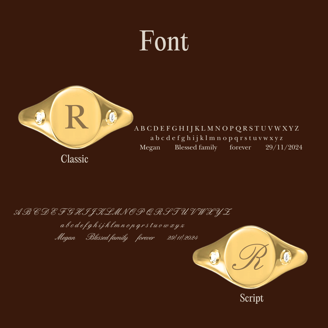 Lumière Oval Signet Ring