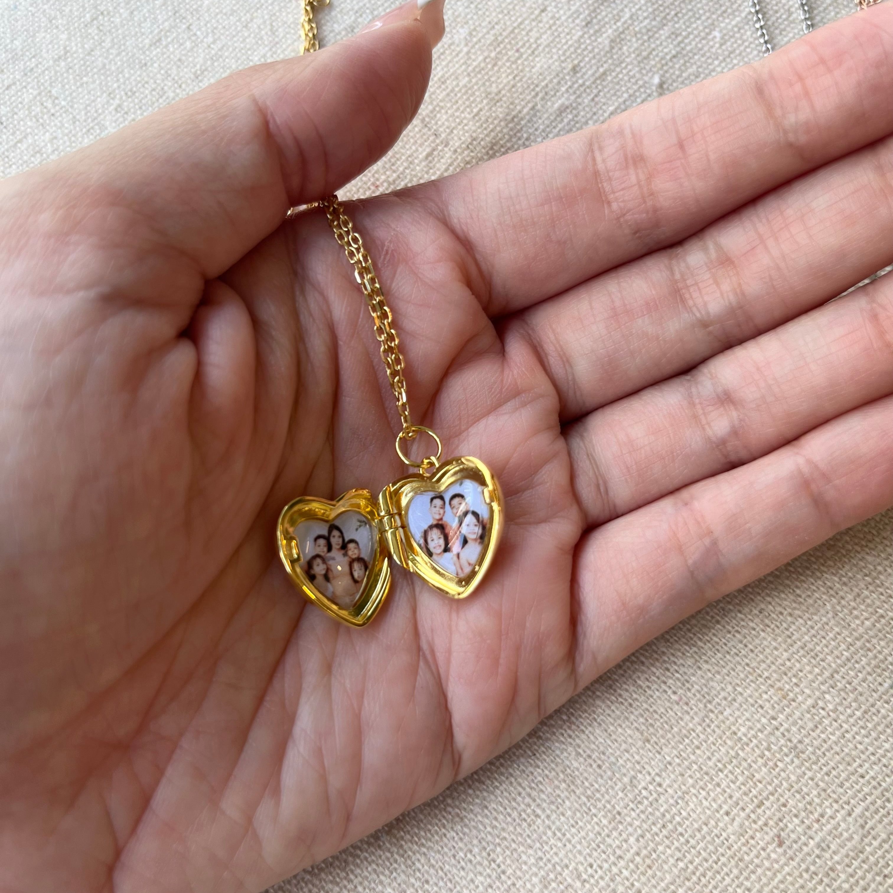 Heart photo locket