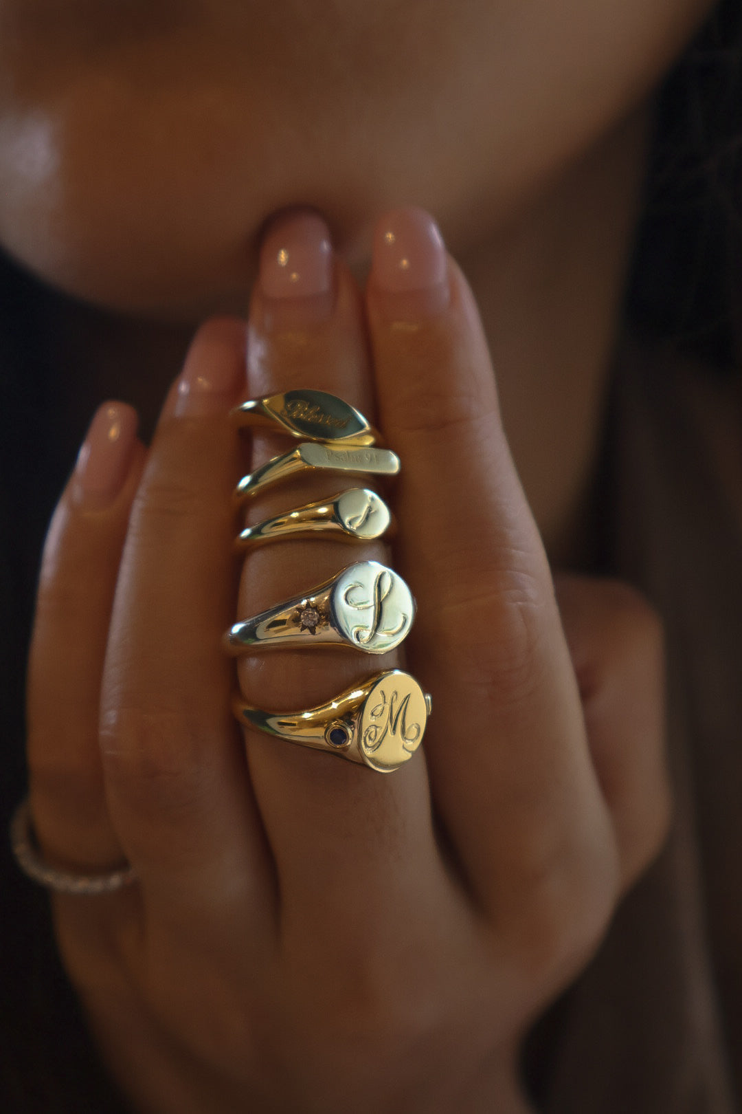 Nova Round Signet Ring