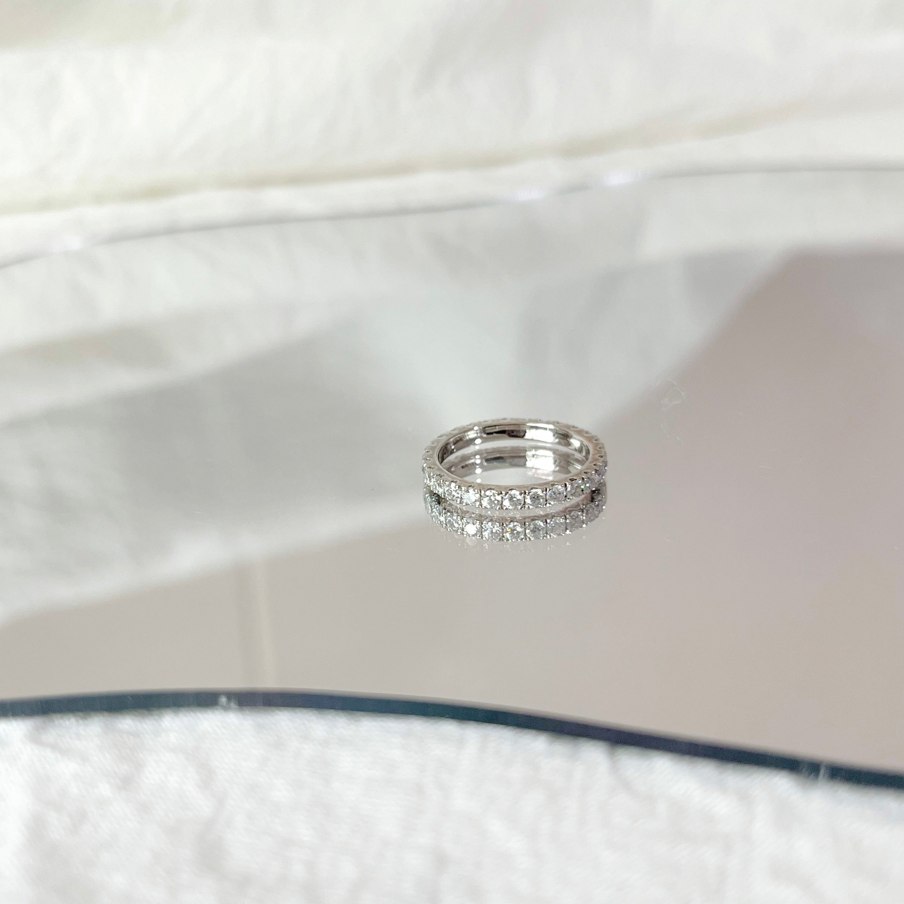 Eternity Ring with Moissanite