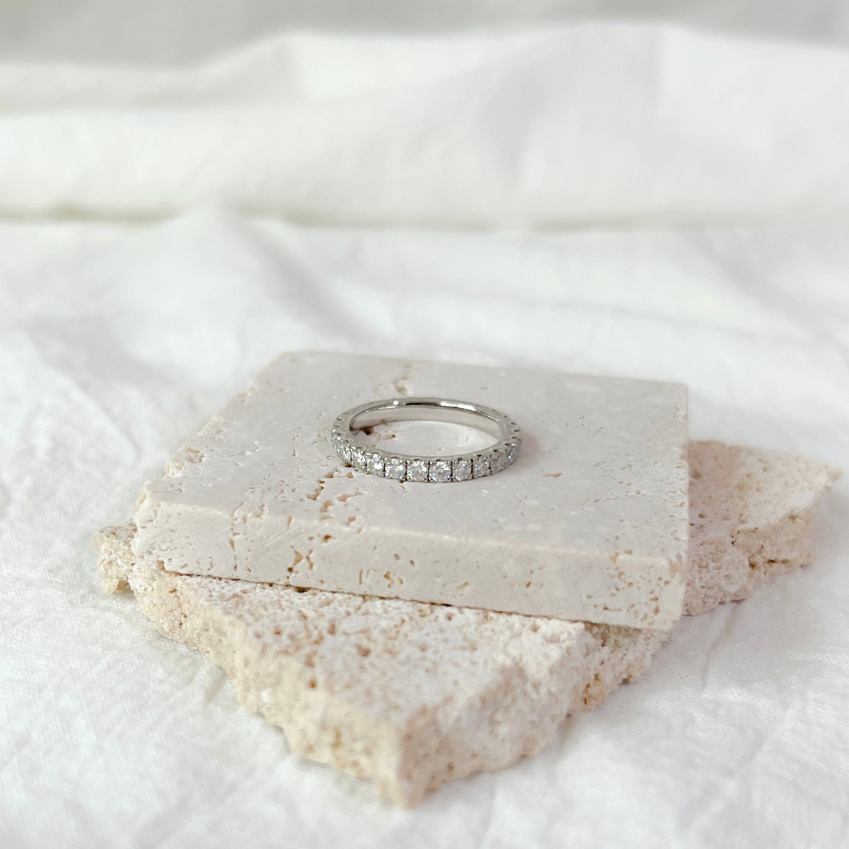 Eternity Ring with Moissanite