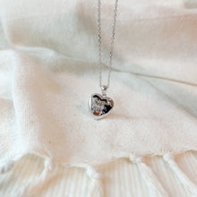 Load image into Gallery viewer, Angel Wings Heart Birthstone Locket [Engravable]
