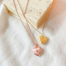 Load image into Gallery viewer, Angel Wings Heart Locket [Engravable]
