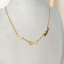 Load image into Gallery viewer, Multiple Names necklace [2-4 names]
