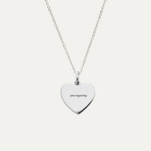 Load image into Gallery viewer, The Heart Engravable Necklace [10mm]
