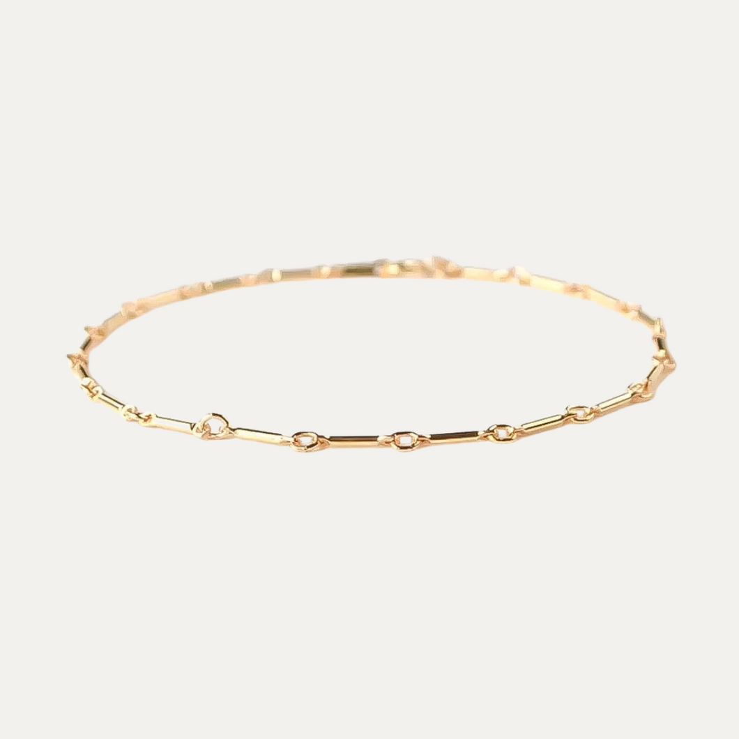 The Dainty Bar Bracelet - Gold filled
