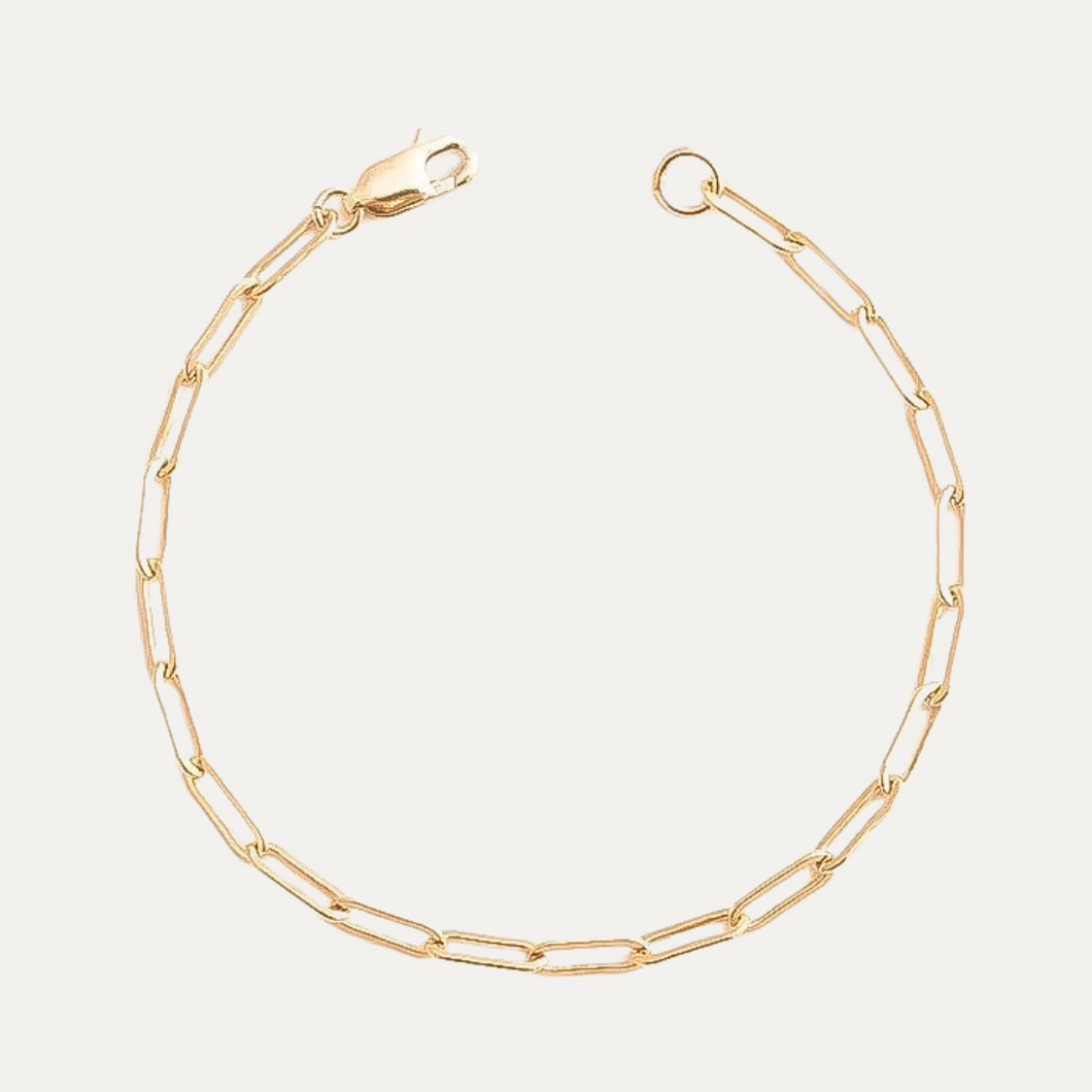The Paperclip Bracelet - Gold filled