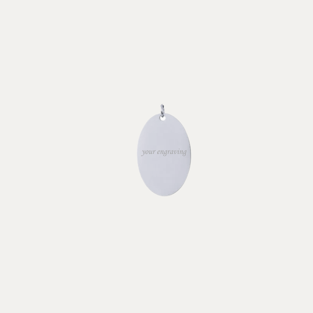 The Oval Engravable Pendant