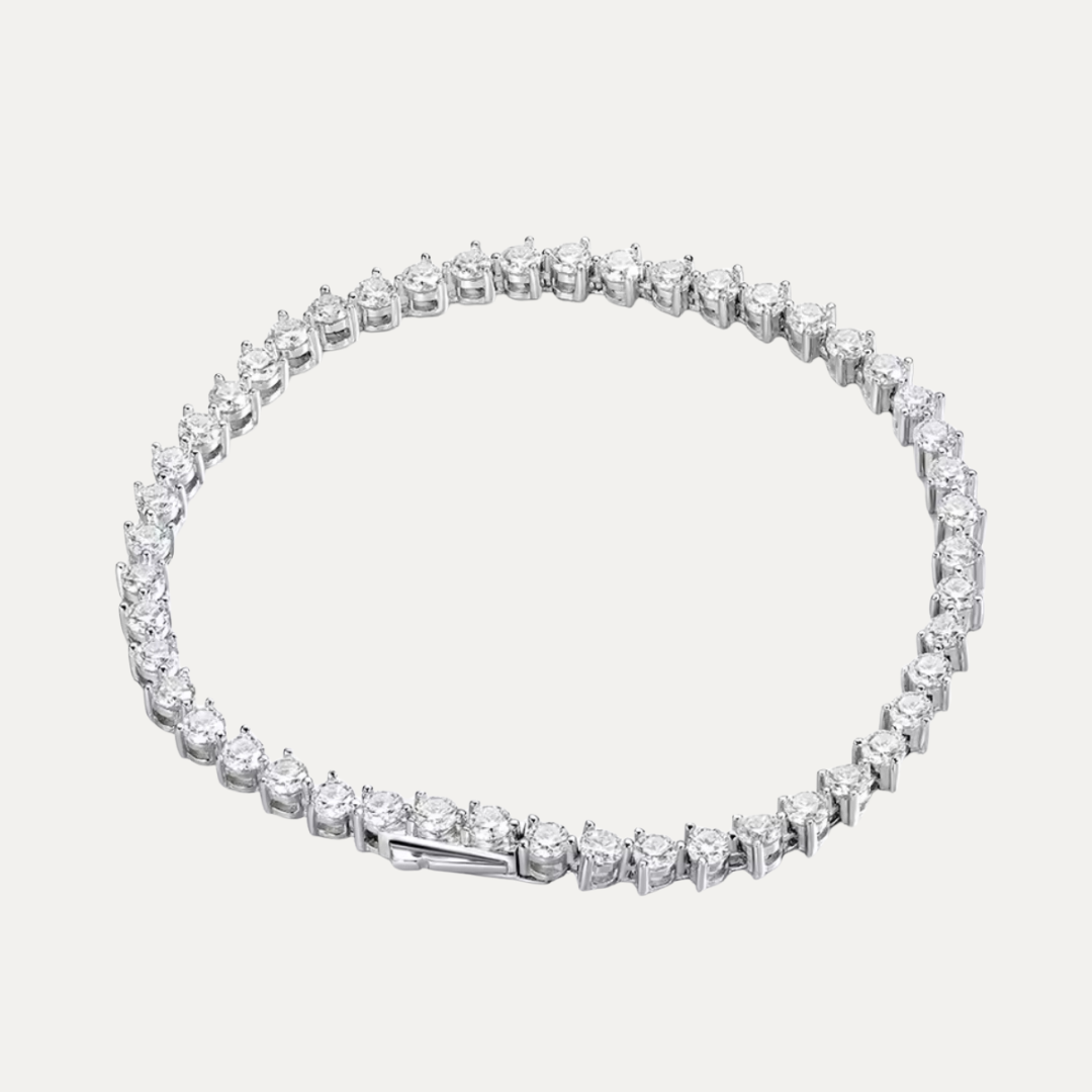3-prong Moissanite Tennis bracelet [2.5mm]