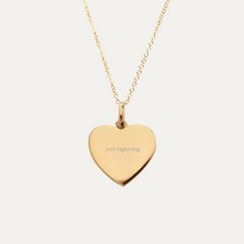 Load image into Gallery viewer, The Heart Engravable necklace [15mm]

