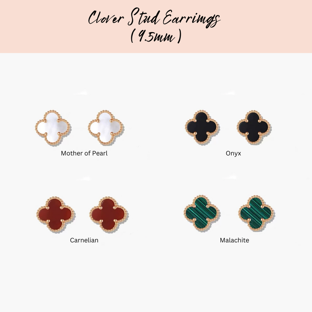 Small Clover Stud Earrings [Preorder]