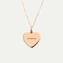 Load image into Gallery viewer, The Heart Engravable necklace [15mm]
