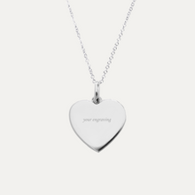 Load image into Gallery viewer, The Heart Engravable necklace [15mm]
