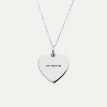 Load image into Gallery viewer, The Heart Engravable necklace [15mm]
