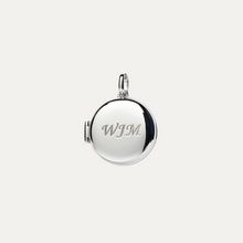 Load image into Gallery viewer, Solid Gold Round Locket - Charm only [1 photo + engraving]
