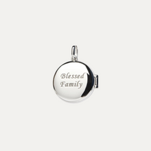 Load image into Gallery viewer, Solid Gold Round Locket - Charm only [1 photo + engraving]
