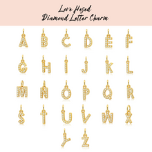 Load image into Gallery viewer, Add-on Diamond Letter Charm
