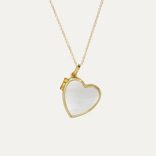 Load image into Gallery viewer, The Amoré -  Mother of Pearl Locket
