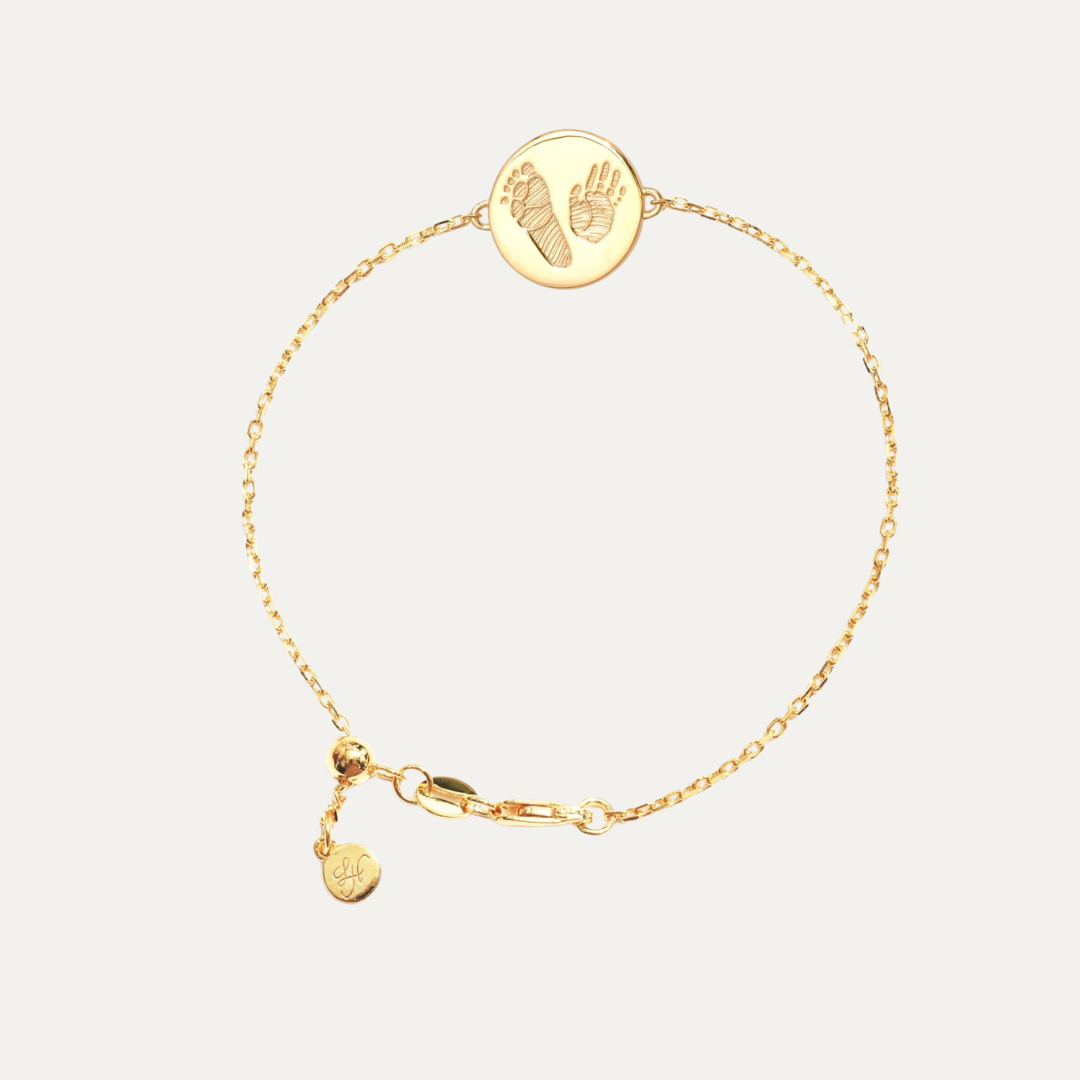 Hand and Footprint Round Bracelet