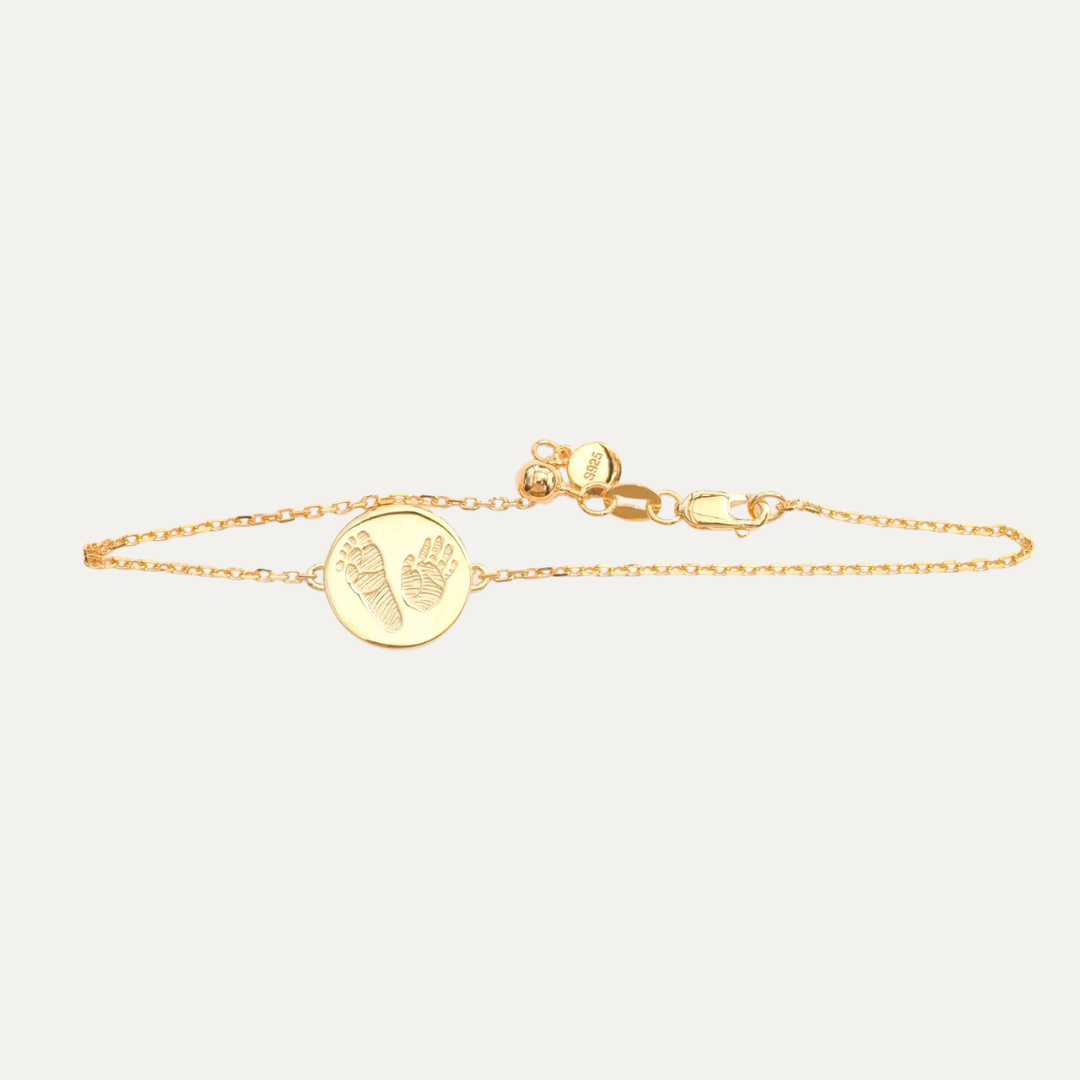 Hand and Footprint Round Bracelet