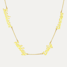 Load image into Gallery viewer, Multiple Names necklace [2-4 names]
