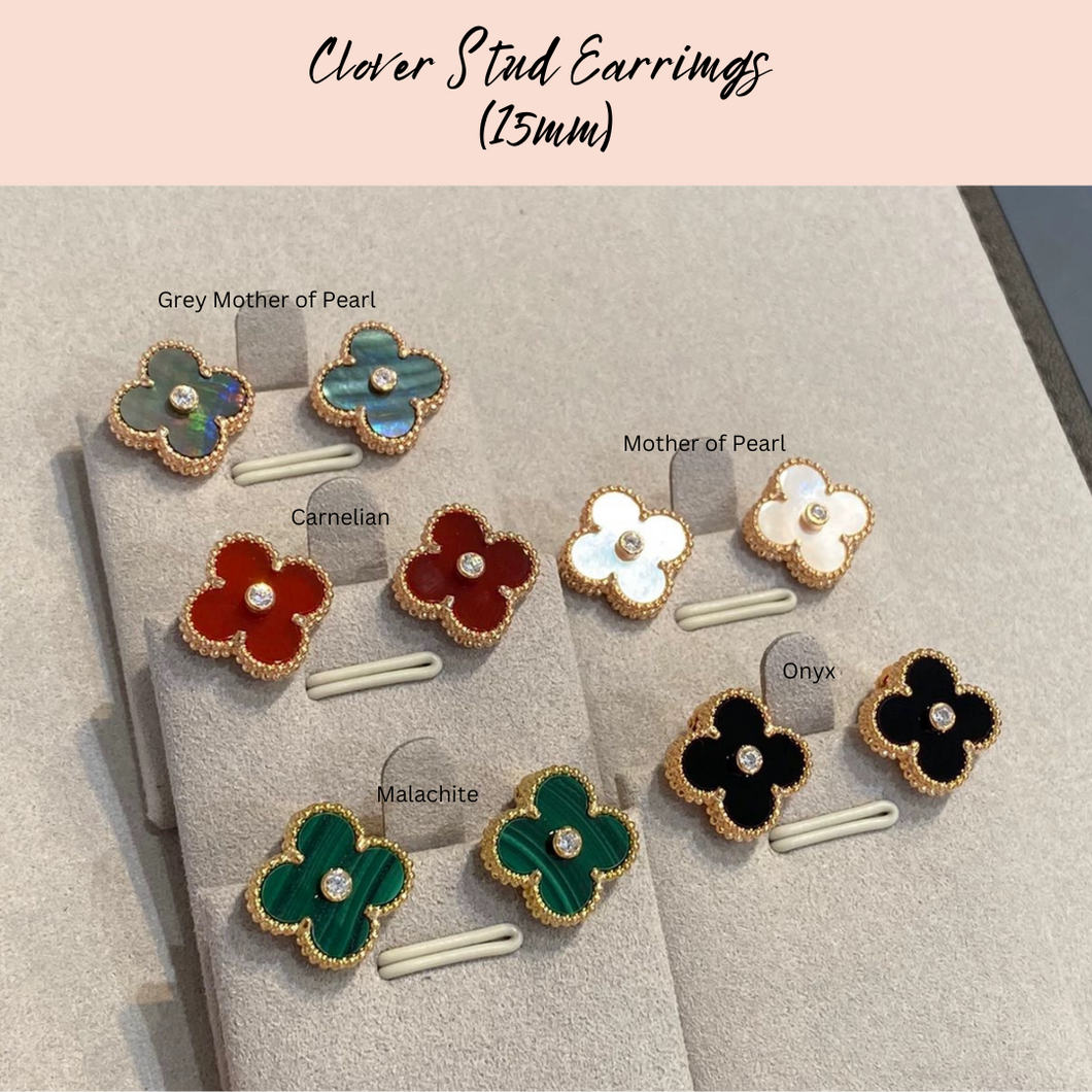 Large Special Edition Clover Stud Earrings [Preorder]