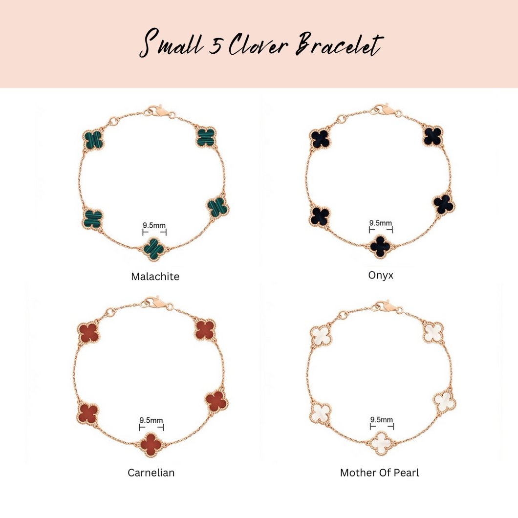 Small 5 clover bracelet [Preorder]