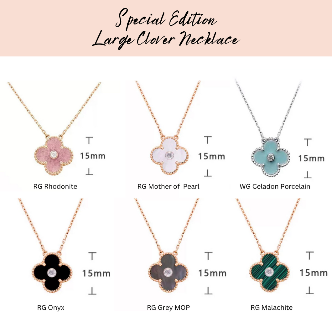 Large Special Edition Clover necklace [Preorder]
