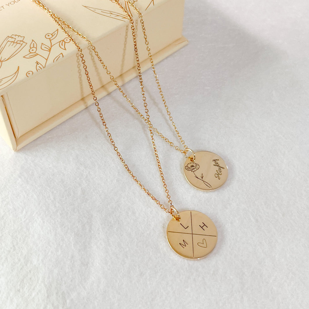 Add-on 15mm pendant [Engravable]