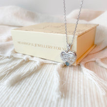 Load image into Gallery viewer, Always in my Heart Birthstone Locket [Engravable]
