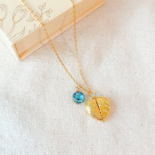 Load image into Gallery viewer, Angel Wings Heart Locket [Engravable]

