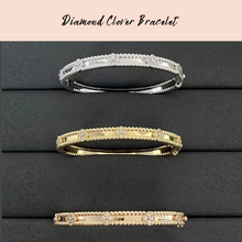 Load image into Gallery viewer, Diamond Clover Bracelet
