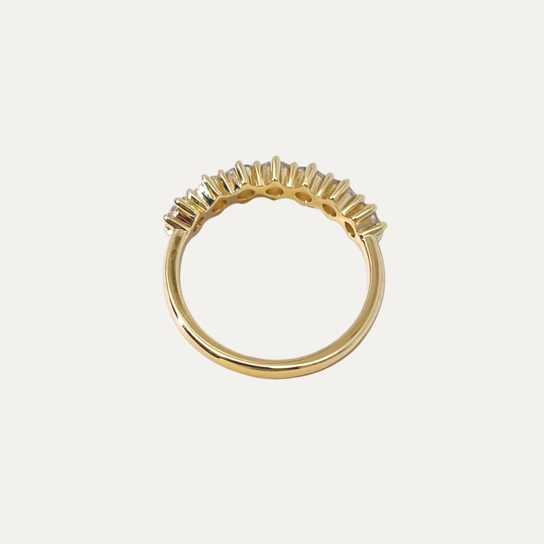 The Rosette Band - Rose Cut Diamonds