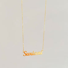 Load image into Gallery viewer, script name necklace

