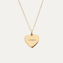 Load image into Gallery viewer, The Heart Engravable Necklace [10mm]
