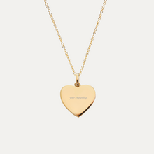 Load image into Gallery viewer, The Heart Engravable Necklace [10mm]
